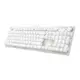 irocks K74M 機械式鍵盤-熱插拔Gateron軸-白色白光 現貨 廠商直送