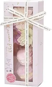 Sweets Maison OB-SMG-9-1 Macaron Fizz Bath Gift, Floral Mix