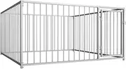 Outdoor Dog Kennel, Large Pet Cage, Heavy Duty Pen, Run, Fence, House for Dogs, Puppies, Kennels, Outside, 200x200x100cm
