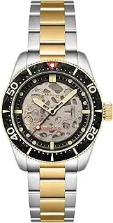 [Spinnaker] Spinnica SP-5134-22 Croft Men's Watch, Silver x Gold, Khaki