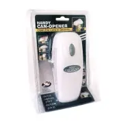Handy Automatic Can Opener One Touch Hands-Free Magnetic Lid White New Sealed