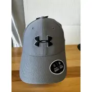 Under Armour grey baseball cap, youth size S/M Logo Quick Drying