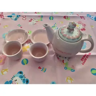 hello kitty 哈囉 凱蒂貓 三麗鷗 sanrio 中華 桃子 茶壺 茶壺組 杯子 茶杯 水杯 下午茶