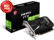 GeForce GT 1030 AERO ITX 4GB, OC, Compact Graphics Card