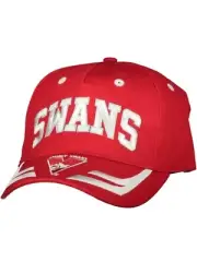LICENSED AFL CAP SYDNEY SWANS AUSTRALIAN RULES AUSSIE TEAM LEAGUE FOOTBALL BALL