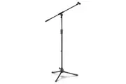 Hercules EZ Tripod Microphone Stand Holder Mic Mount w Die Cast Base Boom Clip