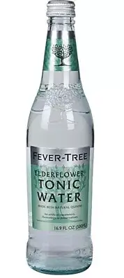 Fever Tree Water Tonic Elderflower 500 ml 24 Pack Case