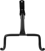Gadpiparty 1Pc Foldable Bike Wall Hook Bike Wall Mount Hanger Space Saving Storage Rack for Mountain Folding Bikes Easy Installation Resistant Black Design