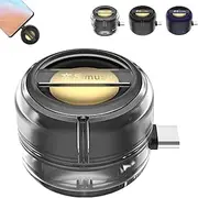 2025 New Portable 5X Speaker Amplifier Plug & Play, Port-able 5X Amplifier. Mini Portable Speaker Crystal Clear Sound, for Smartphones, Tablets, Laptops (Transparent)