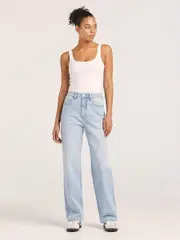 High Baggy Relaxed Organic Cotton Jean