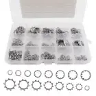 400 Pcs External Internal Tooth Star Lock Washers Assortment Kit, 304 Stainless