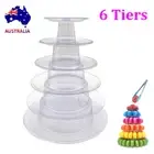 6 Tiers Macaroon Macaron Tower Stand Display Rack Cupcake Cookies Candy Holder