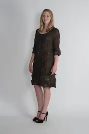 Sleeve Seagull Dress--ALQ-AD-684B-O