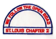 We Follow The Open Road, St. Louis Chapter 2, Vintage Patch