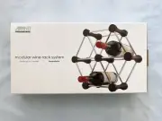 Avanti Cellar Wiz Modular Wine Rack System Holds up to 6 Bottles Expandable