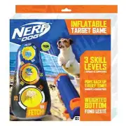 Nerf Dog Inflatable Target Game Interactive Dog Toy Weighted Bottom Brand New