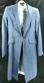 Reed Hill Ladies Saddleseat Day Coat Blue Polyester 12