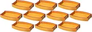 Set of 10, 3 Scale Shune-Shaped Shakubune-Type Shiraki-Lacquered Tub