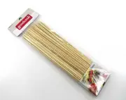 100 Pc Bamboo Skewers Wooden Sticks 9.7" Bbq Shish Kabob Fondue Party Grill Wood