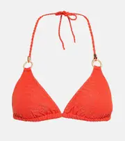 [Heidi Klein] Heidi Klein Morocco triangle bikini top AU 14 red