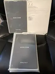 Samsung Galaxy Tab A7 Book Cover Dark Gray Book Case.
