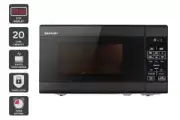 Sharp 20L Microwave Oven - Black (R211DB), Microwaves, Appliances