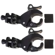 2 Pcs Cycling Reflectors Bike Light Stand Flashlight Holder Mount