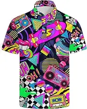 [Cvrozpwy] Funny Golf Shirts for Men Golf Polos Short Sleeve Quick Dry Performance Moisture Wicking Polo Shirt
