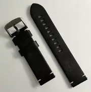 Original Tissot Chrono 22mm T116617A BLACK Leather Watch Band Strap