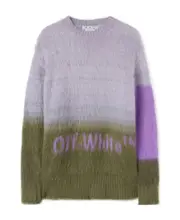colour-block logo-print jumper IT38 Gray