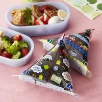 在飛比找Yahoo奇摩購物中心優惠-日本製 m sa飯糰包裝袋 30入 交通車系列 三角飯糰 食