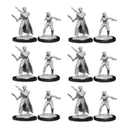 6x 2pc Dungeons & Dragons Nolzur's Marvelous UNP Minis Shifter Rogue Female
