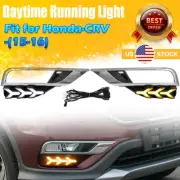 DRL Front Bumper Fog Light Driving Lamp Assembly For Honda CRV CR-V 2015 2016 (for: Honda)