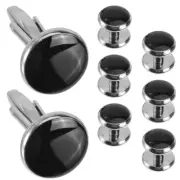 8 Pcs Tuxedo Button Set Men’ Cuff Link Shirt Studs Man Bridegroom