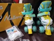 Nattork Roller Skates Sizes 7c-9c Adjustable for Kids with Light Up Wheels NEW
