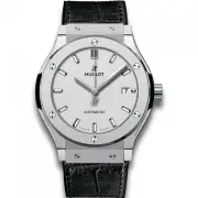 New Hublot Classic Fusion Titanium Automatic 45 mm Opaline Watch 511.NX.2611.LR