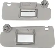 Szwaldaper 1 Pair Sun Visor Left Right Sun Visor with Mirror Replacement, for Chevy, for Sonic, for Aveo 2012-2016 Gray Left Driver Side Sun Visor Car Sun Visor