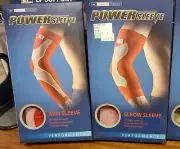 Size EXTRA LARGE Advanced LP Support Performance LYCRA Red Power Sleeve FREEsH