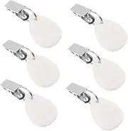 Dining Table Cover Weights Marble Pendant Stainless Steel Tablecloth Clips for Dinner
