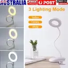 Flexible Clamp Clip-On LED Light Reading Table Desk Bed Bedside Night USB Lamp*
