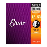 Elixir Acoustic Guitar Strings Phosphor Bronze LIGHT 16052 STR