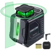 Firecore Laser Level 360 Self Leveling, Green Beam 360 ° Cross Line Laser L