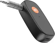 Wireless Transmitter for Airplane - 5.3 Wireless Receiver for Car - 2 in 1 Aux Connector for Home, Wireless Audio Adapter, Low Latency Wireless Audio