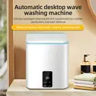 A Small Portable Washing Machine With Blue Light 3.8L Mini Washer Machine 3
