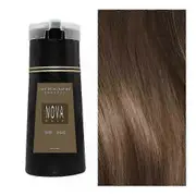 Nova Hair Dye Shampoo, Nova Hair Instant Dye Shampoo,Hair Color Shampoo for Hair Light Brown