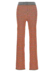 [Paco Rabanne] Paco Rabanne-Jacquard Pantaloni Multicolor-Donna XS Multicolor
