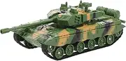 Toyvian 1 Piece Army Tank Toy, Children's Military Tank Model Toy (Green)