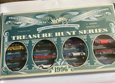 Hot Wheels - 1996 Treasure Hunt set from J.C. Penney - complete in box
