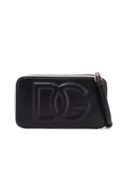 Dolce & Gabbana Shoulder Bag With Embossed Logo And Adjustable Strap