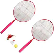 HONMEET 1Set Badminton Racket Set Outdoor Sports Playing for Balls for Fun Games and Skill Development for Boys and Durable and Safe Design